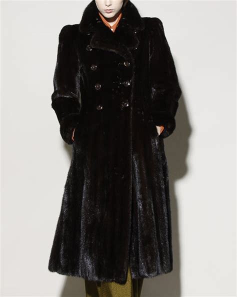 ysl fur coat|yves saint laurent women's suit.